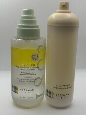 Beekman 1802 Milk Wash Cleanser & Toner Mist Set